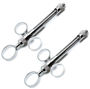 Seringue d'aspiration manuelle à 3 anneaux en acier inoxydable, réutilisable et autoclavable, pour anesthésie dentaire de qualité supérieure - Product Image 4