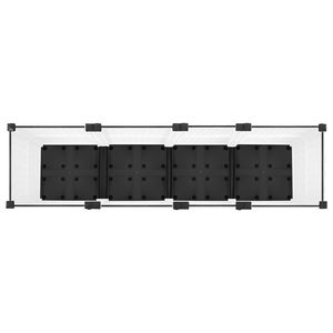 Grand lit de jardin surélevé en polypropylène blanc durable, pots et jardinières résistants - Product Image 6