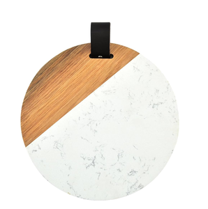 Planche à découper en bois naturel et marbre, compatible lave-vaisselle, dernières nouveautés, pour fromage et viande - Product Image 4