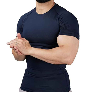 <b>Compression</b> <b>Shirt</b> For Men Quick Dry Fabric Manufacturer Men <b>Compression</b> Tee <b>Custom</b> <b>Design</b> Gym Wear Supplier Mens - Product Image 5