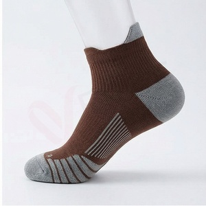Men's Crew <b>Socks</b> Solid <b>Color</b> Knitted Breathable Cotton Polyester Spandex Autumn Daily Wear Regular Style - Product Image 3