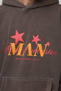 <b>Custom</b> Screen Print Design Cotton Fleece Sun Fade Men's Graphic Hoodies Streetwear Pullover Sweatshirt Manufacturer Supplier OEM - Product Image 5