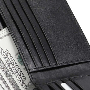 Portefeuille en cuir pour homme, simple, décontracté, durable, design fin, pour usage quotidien, transport quotidien. - Product Image 5