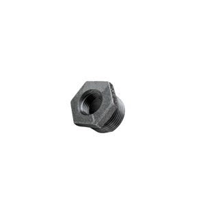 บูชลดขนาด 1/2" NPT ตัวผู้ X 1/2" NPT ตัวเมีย แบบหกเหลี่ยม ผลิตจากเหล็ก FCD 450 ชุบสังกะสี ผลิตด้วยเครื่อง CNC รับประกัน 3 ปี - Product Image 1