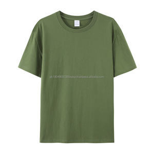 Wholesale <b>Mens</b> High-quality T-<b>shirt</b> Printing On-demand Printing logo Label 100% Cotton Embroidered White T-<b>shirt</b> - Product Image 1