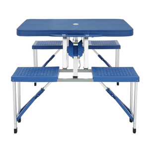 Table et chaises pliantes d'extérieur en aluminium, modèle épaissi en plastique PS, Code 01976802 - Product Image 6