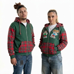 Sweat à capuche vintage brodé 100 % coton, 420 g/m², en tissu éponge anti-rétrécissement, coupe oversize, effet vieilli et délavé à l'acide, pour homme, vente en gros sur mesure - Product Image 2