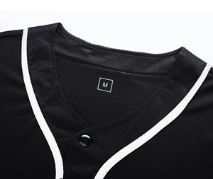 Women's Black <b>Baseball</b> Jersey Short Sleeve Button Front Fitted Breathable All Seasons Solid Color Polyester Apparel - Product Image 4