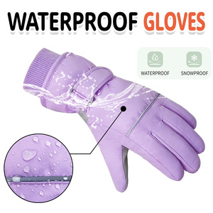 Guantes de Esquí de Neopreno con Calefacción Eléctrica para Invierno, Forro Térmico, Impermeables, Antideslizantes, con Cierre de Gancho y Bucle en la Palma para Snowboard - Product Image 2