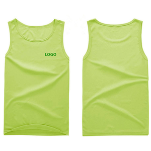 Chaleco informal personalizado al por mayor con logotipo, camiseta sin mangas para gimnasio, 100% algodón, transpirable, deportiva, para entrenamiento, singlet para hombre, camiseta sin mangas de algodón. - Product Image 6