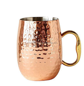 Tasse à boire en cuivre antique avec un design martelé Perfect Weddings Moscow Mule Mug Wholesale Supply Elegant Drink Ware Piece - Product Image 1