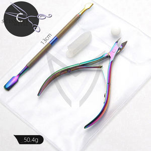 Outils professionnels de soin des ongles en acier inoxydable, pince à cuticules pour les doigts et les orteils, manucure, fabriqué au Pakistan - Product Image 4