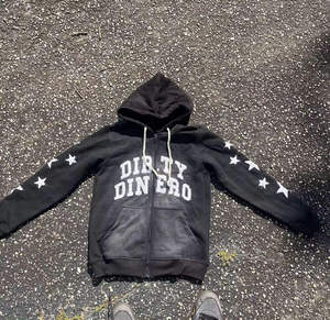 Custom Oversized Full Zip Hoodie 100% Cotton Heavyweight Fleece Puff Print Flame Graphic Streetwear Zip Up Hoodies for Men Women - Product Image 5