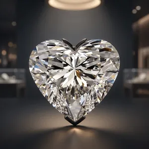 Diamant de laboratoire de 3 carats, couleur F, clarté VVS2, taille cœur, certifié IGI, pour la fabrication de bijoux - Product Image 6