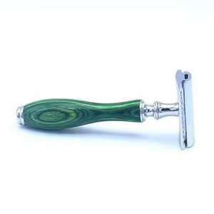 Safety <b>Razor</b> Wholesale High Quality Stainless Steel Barber Safety <b>Razors</b> with Wood Bamboo Handle for Home Use And Custom Logo - Product Image 6