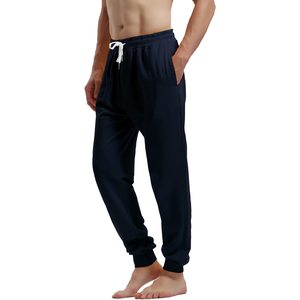 กางเกงขายาวผู้ชายสั่งตัด ทรงเข้ารูป ผ้าโพลีเอสเตอร์/คอตตอน ระบายอากาศได้ดี เอวสูง ทรงปกติ สไตล์ลำลอง ออกกำลังกายได้ ชายกางเกงผ่าข้าง - Product Image 1