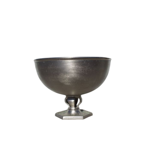 Creative <b>Large</b> Stainless Steel Silver Pedestal Punch Wine Bowl Footed With <b>Beaded</b> Rim Modern Wedding Party Table Wine Cooler - Product Image 4