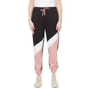 Pantalones de Moda para Mujer, Diseño Moderno con Contraste de Color, Servicio OEM, 100% Algodón, Precio Económico, Pantalones Joggers - Product Image 1