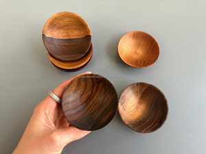 ชามไม้ PC แบบทันสมัยแนวชนบทการจัดเก็บเคาน์เตอร์ห้องครัวที่ใช้งานได้จริงและการจัดวางหม้ออบด้วยการออกแบบ oM/odm - Product Image 5