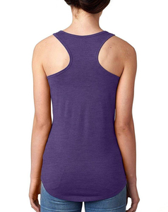 Custom Fashion Racer Back CVC Womens Gym tank <b>Tops</b> - Product Image 6