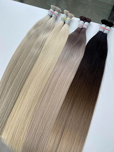 Vente en gros de cheveux bruts vietnamiens longs et droits très vierges en vrac blond chocolat couleur ombrée foncée blond premium - Product Image 3