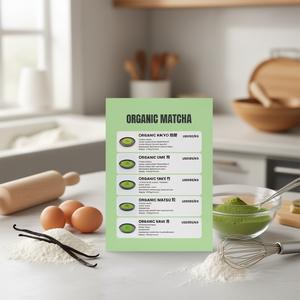 Organic Matcha Sample <b>Set</b> 20g Each for Pastry Mixing - Product Image 2