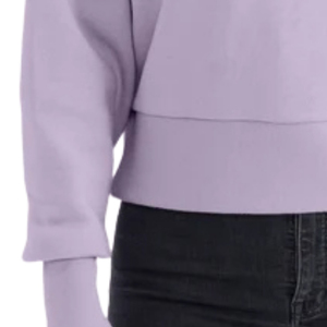 Sudadera extragrande de forro polar para mujer, cuello redondo, estilo casual, ropa de moda urbana, proveedor al por mayor - Product Image 5