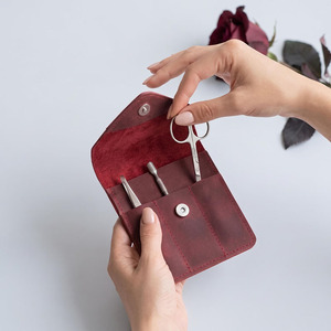 Genuine Leather <b>Nail</b> Bar Holder Heavy Duty Carpenter Tool Pouch Construction Worksite Custom Wholesale Supplier for sale - Product Image 1