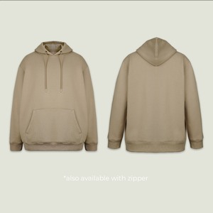 Sudadera con Capucha de Alta Calidad para Hombre, Invierno, 100% Algodón, 400 GSM, Tejido Grueso, Logotipo Personalizado, Impresión Digital - Product Image 1
