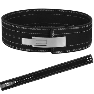 Ceinture de musculation à levier en cuir de vachette personnalisée de haute qualité, prix de gros abordable - Product Image 3