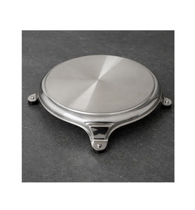Rollyware ™   Base 100% de acero inoxidable GOINT Less Polpat Chakla Belan: Trabaje la masa con menos esfuerzo. Mejore su experiencia de horneado. - Product Image 2