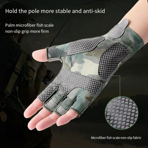 Gants de pêche de qualité supérieure, gants à adhérence flexible, fabrication de marques privées pour les grossistes et les détaillants d'équipements de pêche - Product Image 5