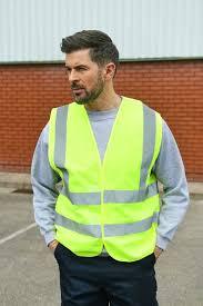 Ropa Exterior Informal Ligera y Transpirable de Seguridad Reflectante Amarilla para Hombre, Ropa de Verano de Alta Visibilidad, Sin Cuello, Tejida en Poliéster - Product Image 5