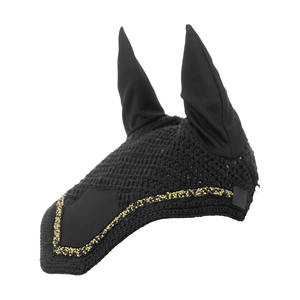 Ensemble complet de tapis de selle comprenant un tapis de selle, un bâton de brossage, des protège-oreilles, un protège-mouches et une bride assortie, tapis de selle équestres. - Product Image 5