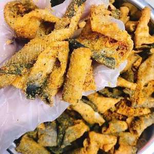 ขนมหนังปลาอบกรอบ EXPAD รสแซลมอนไข่เค็ม อาหารทะเลเวียดนาม บรรจุ 1 กก. - Product Image 3