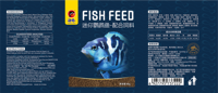 Alimentation en granulés coulants pour poissons rouges miniatures de qualité supérieure, 50 g, riche en astaxanthine et en vitamines pour stimuler l'immunité et rehausser la couleur rouge