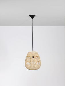 Lampe suspendue en bambou et rotin de qualité supérieure, luminaire tissé à la main pour la conception d'hôtels - Product Image 5