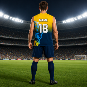 Último Diseño de Uniforme de Fútbol, Camiseta de Verano, Logotipo del Equipo de Moda, Patrocinador Personalizable, Sin Mangas, Calidad Garantizada, Gran Venta - Product Image 2