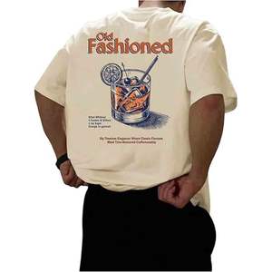 Camiseta de Verano de Manga Corta y Cuello Redondo, Estilo Urbano - Product Image 1