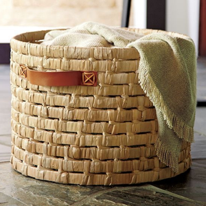 Versatile Water Hyacinth Storage Baskets for Organizing Eco-friendly Craft Supplies and Office Accessories Made in Vietnam - Product Image 6