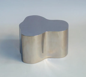 Best Selling Customized Smooth Mirror Surface <b>Silver</b> Stainless Steel Side <b>Table</b> Free-Shaped and Customizable Size <b>Coffee</b> <b>Table</b> - Product Image 3