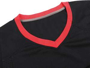 Maillot de football américain en polyester maillé, broderie éblouissante, logo personnalisé OEM, équipement durable, directement du fabricant - Product Image 3