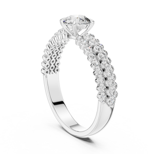 Certified Moissanite <b>Diamond</b> <b>Ring</b> 925 Sterling Silver Wholesale Wedding Jewelry Manufacturer OEM Factory - Product Image 3