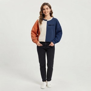 HAWK EYE SPORTS Sudadera y Pantalones de Forro Polar sin Forro para Mujer, Estilo Urbano, Cuello Redondo, Hombros Caídos, Transpirable, 360g, Colección Otoño/Invierno - Product Image 1