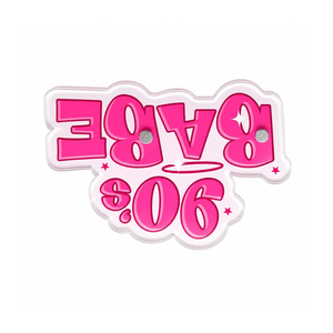 Palette d'extensions de cils en acrylique 90's Babe, rose, mignonne, durable, avec aimants, logo personnalisé, Sparkle Tile - Product Image 4