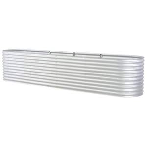 Grandes jardinières et bacs à fleurs en acier galvanisé robuste pour jardin - Product Image 4