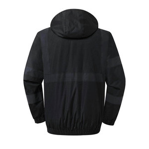 Veste de sécurité réfléchissante haute visibilité pour hommes Econex Sports, certifiée CE, en polyester, avec capuche et poches, pour usage extérieur - Product Image 2