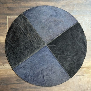 Hairon tapis en patchwork de peau de vache véritable tapis artisanal beau design pour la maison et le bureau décoration intérieure et extérieure tapis faits à la main - Product Image 2