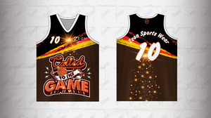Maillot de basket personnalisé Zeonsports, sublimé, sans manches, col en V, polyester respirant, unisexe - Product Image 6