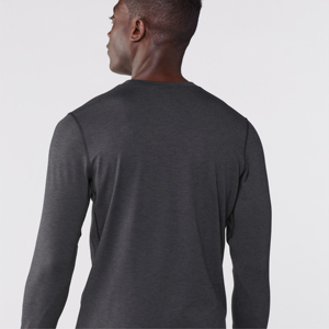 Camiseta Personalizable de Manga Larga para Hombre, de Alta Calidad, Ligera, Cuello Redondo, Lisa, con Logotipo, Estilo Casual, 100% Algodón - Product Image 3